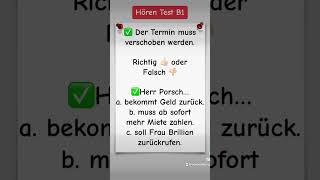 #72 || Hören B1 || Deutsch-Test für Zuwanderer