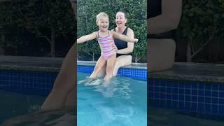 Backyard Swimming Pool Fun #babyswimming #toddlerlearning #swimmingpool #familytime #poolparty