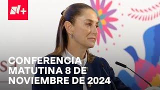 Conferencia Claudia Sheinbaum hoy / 8 de noviembre de 2024