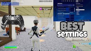 Smooth PS5 Player  + BEST Controller Settings & Sensitivity For Fortnite!