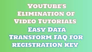 Steps how to Download & Install full version Easy Data Transform