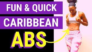 Quick and fun CARDIO ABS dance workout | Caribbean-inspired 