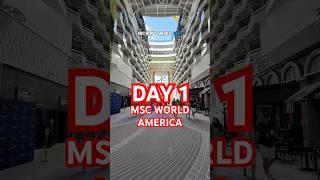 CRUISE VLOG: MSC World America Day 1 #mscworldamerica #cruise #cruisevlog