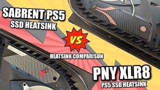 Sabrent VS PNY XLR8 PS5 SSD Heatsink - TEMPERATURE COMPARISON