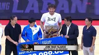 San Miguel's June Mar Fajardo BAGS 11TH MVP PLUM | PBA Season 49 Governors' Cup Finals