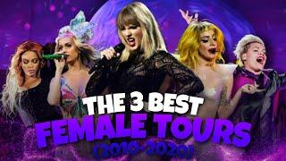 The 3 Best Female Tours Each Year (2010 - 2020) | Hollywood Time | Taylor Swift, Lady Gaga, Beyonce.