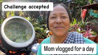 mom vlogged for a day|| on subscriber demand|| challenge accepted || #momvlog