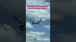 Air Canada arrival at Toronto Pearson Airport on May 28th, 2022. ️️4️⃣