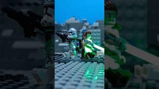 Qui Gon and Fives VS Clone Troopers #starwars #lego #shorts