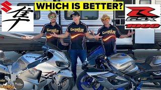 GSXR 1000 or HAYABUSA? TOP Riders CHOOSE Which SUZUKI Sportbike is best all around Motorcycle!