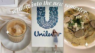 Settling into the Semester | SMU, Unilever Internship, Cafe Hopping 