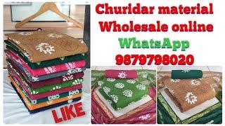 cotton Churidar dress material  cotton dress materials with price  wholesale Dress material