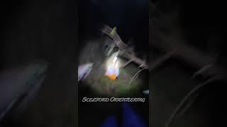 Orienteering - British night championships at Moors Valley in Dorset
