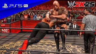 WWE 2K25 - Roman Reigns vs. The Rock (Final Boss) | The Bloodline Tribal Hall | PS5™ Pro [4K60]
