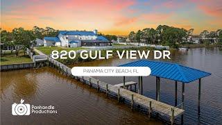 Luxury Home; Front Views of Lake Powell: 820 Gulf View Dr. Panama City Beach, FL