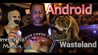 Immortal Masks   Android Wasteland variant /  Silicone Mask unboxing Rexstick.  #immortalmasks