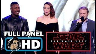 STAR WARS: THE LAST JEDI Full D23 Expo Cast Panel (2017)