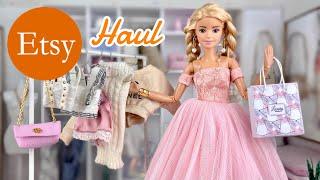 Barbie ETSY Shop Haul! Realistic Doll Clothes & Accessories Review