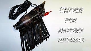 Колчан для стрел из змеи / QUIVER FOR ARROWS DIY