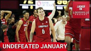 Louisville Basketball extends winning streak to TEN games, completing undefeated month of January!