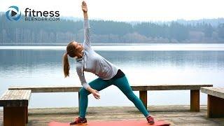 Lake Yoga Workout - Fluid Yoga Stretches for Flexibility, Toning & Stress Relief - Cool Down Workout