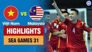 Highlights Futsal Việt Nam vs Maylaysia | Mưa siêu phẩm - Việt Nam hủy diệt Malaysia 7 bàn