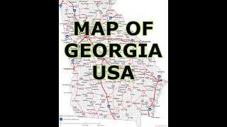 MAP OF GEORGIA USA