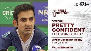 Gautam Gambhir's press conference ahead of the #SydneyTest | #AUSvINDOnStar