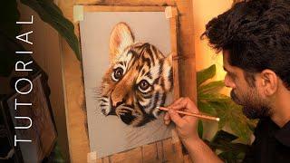 How to draw Tiger | Step by step