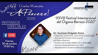 Concertare Musika - 16va. Charla Musical A Piacere! INVITADO ESPECIAL: Dr. Gustavo Delgado Parra