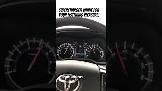 Real life sound of the Magnuson supercharger 5th Gen 4runner. #shorts #4runner #supercharged