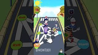 Help POMNI Policeman & Pou Choose Right Move to Catch Catnap #funny