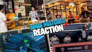 BMIS Godlike 1v4 Reaction | Rebel’s Birthday | GodL Guru