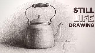 Drawing kettle | Skillshare class video | Arist Ankit Jasmatiya
