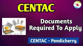 Documents Required To Apply CENTAC Pondicherry | CENTAC Online Application |How To Apply CENTAC