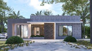 3-Bedroom House Design with Home Office 11m x 14m