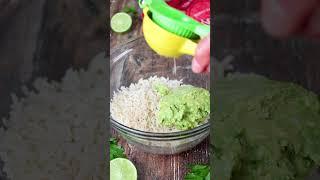 Barbacoa Burritos with Avocado Lime Rice / #summerrecipes #barbacoa #burrito #burritorecipe
