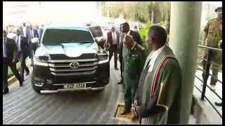 BREAKING: Rigathi Gachagua dramatically arrives in Parliament for his Impeachment process