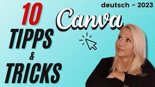 Canva: Diese 10 Tipps & Tricks musst du kennen - deutsch 2024