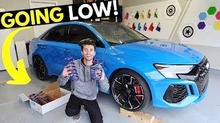 Lowering Our Brand New 8Y Audi RS3! *Best Stance Guaranteed!