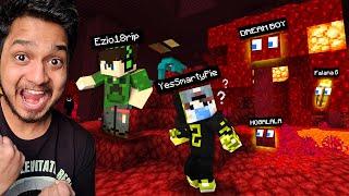 Funniest Minecraft Prop Hunt in Nether ft.@YesSmartyPie @DREAMBOYYT @MrFalanaG Himlands Hide & Seek