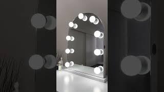 Arch Hollywood Vanity Mirror | Neutral Beauty Room Decor | Vanity Styling