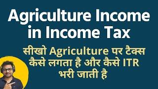 Agriculture Income in Income Tax | Agriculture Income Tax Return Filing ITR 2 | Farmer ITR Filing