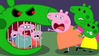 Run, Peppa Pig, Run! Zombies Are Invading Pig City! ‍️| Peppa Pig Funny Animation