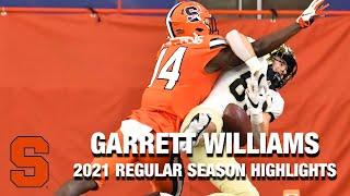 Garrett Williams Regular Season Highlights | Syracuse DB