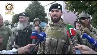 A Chechen commander in Ukraine, Magomed Daudov, Gives Interview to local and International Media