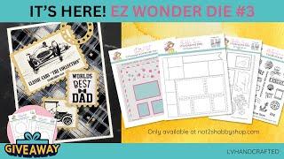 NEW EZ Wonder Die #3! Perfect for NO WASTE Papercrafting! Plus Discount Code!!