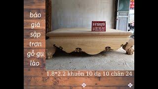 Báo giá sập trơn gỗ gụ | sập ngồi gỗ gụ | đồ gỗ thành quyên 0852064959