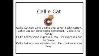 Alphafriends: Callie Cat