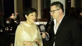 Beso Moda Designer, Claudia interview by NewYorkFashionTimes.com after her show